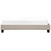 Letto Imbottito Beige Con Telaio 180 X 200 Cm Roanne - Foto miniatura 15