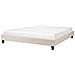 Letto Imbottito Beige Con Telaio 180 X 200 Cm Roanne - Foto miniatura 24