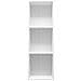 Libreria /Mobile TV Bianco 36x30x114 cm in Legno Multistrato - Foto miniatura 6