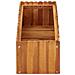 Fioriera Da Giardino 100x30x25 Cm In Legno Massello Di Acacia - Foto miniatura 3