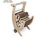 Carrello Per Legna Camino Legnaia Telo Marrone L50 X P50 X 100h - Foto miniatura 1