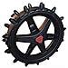 Riccio Ruota 10 - Boxed Unisex Di 10 Universal Fairway Protector Nero - Foto miniatura 1