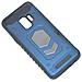 Custodia Defender Shell Alta Protezione Antiscivolo Magnetica Per Samsung Galaxy S9 G960 Blu - Foto miniatura 1