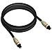 Cavo Ottico Audio Digitale Connettore Toslink Lungo 2m Flux, Nero - Foto miniatura 1