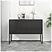 Credenza Nera 105x35x75 Cm In Acciaio - Foto miniatura 1
