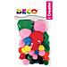 Accessorio Decorativo 10959 Set 40 Pompons Misure Varie Colori Ass - Foto miniatura 1