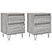 Comodini 2pz Grigio Sonoma 40x35x50 Cm In Legno Multistrato - Foto miniatura 2
