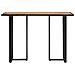 Tavolo Da Pranzo 110x55x75,5 Cm In Legno Massello Di Mango - Foto miniatura 6