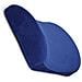 Cuscino di Supporto Lombare in Memory Foam 35x32x12 cm Colore Blu Scuro - Foto miniatura 1