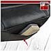 Coprisedili Auto Billy In Vera Pelle Nera Zipp-it - Foto miniatura 5