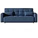 Copenhague Divano Convertibile Scandinavo A 3 Posti In Velluto A Coste Blu - Foto miniatura 1