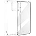 Cover Per Motorola Moto G84 Silicone Flessibile Vetro Temperato 9h, Trasparente - Foto miniatura 1