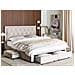 Letto Contenitore Velluto Beige 180 X 200 Cm Lievin - Foto miniatura 1