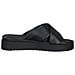 Black Casual Open Slippers Ciabatte Sintetico E Tessile Scarpe Donna Nero Eu 40, 1-27214-42 001 - Foto miniatura 3