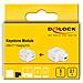 Modulo Keystone USB Type-C Porta di ricarica USB di Tipo-A 2,1 A bianco - Foto miniatura 2