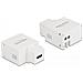 Modulo Keystone USB Type-C Porta di ricarica USB di Tipo-A 2,1 A bianco - Foto miniatura 1