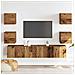 Mobili Tv A Parete 6 Pz Legno Vecchio Legno Multistrato - Foto miniatura 3