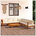 Set Da Giardino 8 Pz Con Cuscini 100x60 Cm Legno Di Acacia - Foto miniatura 8