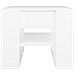 Lusso Casadino -  Tavolino Da Salotto Bianco 55,5x55x45 Cm In Legno Multistrato - Foto miniatura 2