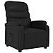 Lusso Casadino -  Poltrona Reclinabile Nera In Similpelle - Foto miniatura 1