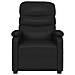 Lusso Casadino -  Poltrona Reclinabile Nera In Similpelle - Foto miniatura 2