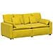 Divano Modulare con Cuscini Giallo - Foto miniatura 1