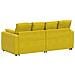 Divano Modulare con Cuscini Giallo - Foto miniatura 6