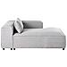 Chaise Longue Versione Sinistra Brande Grigio - Foto miniatura 2