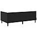 Cornice del letto ad angolo Nero 100 x 200 cm Velluto - Foto miniatura 8