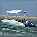 Bimini di Prua con Pareti Laterali 4 Archi 243x(185-198)x137cm - Foto miniatura 2