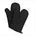 Paio Di Guanti Termici Resistenti Per Microonde/forno - Cotone E Silicone, Presa Antiscivolo Black - Foto miniatura 2