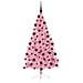 Albero di Natale artificiale con luci integrate Rosa 210 cm PVC - Foto miniatura 4