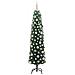 Albero di Natale artificiale con 300 LED Verde 180 cm - Foto miniatura 3
