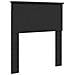 Testiera con testiera Rovere Nero 75 cm Legno multistrato - Foto miniatura 1