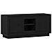 Mobile TV Rovere Nero 102 x 35 x 45 cm Legno multistrato - Foto miniatura 1