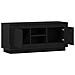 Mobile TV Rovere Nero 102 x 35 x 45 cm Legno multistrato - Foto miniatura 5