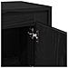 Mobile TV Rovere Nero 102 x 35 x 45 cm Legno multistrato - Foto miniatura 9