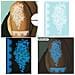 Adesivi Per Tatuaggi Temporanei All'henné Luminosi Al Buio - Decalcomanie Per Body Art Luminose - Foto miniatura 4