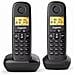 Telefono Cordless Dect Duale Nero - Basic100duonoir - Foto miniatura 1