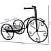 Portavaso Bici In Mosaico E Metallo Blu 53x23,5x36h - Foto miniatura 4