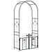 Arco da Giardino con blocco Nero 102 x 50 x 218 cm - Foto miniatura 1