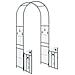 Arco da Giardino con blocco Nero 102 x 50 x 218 cm - Foto miniatura 5