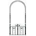 Arco da Giardino con blocco Nero 102 x 50 x 218 cm - Foto miniatura 6