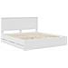 Struttura del letto Bianco 180 x 200 cm Legno Ingegnerizzato - Foto miniatura 4