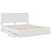 Struttura del letto Bianco 180 x 200 cm Legno Ingegnerizzato - Foto miniatura 5