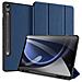 Cover per Galaxy Tab S10 Lite / S10 FE / Tab S9 FE - Pelle /PU, Blu - Foto miniatura 1