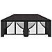 Gazebo con pareti laterali 6 x 3 m Antracite - Foto miniatura 3