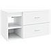 Set di mobili per il bagno 2 pcs Bianco Legno ingegnerizzato - Foto miniatura 1