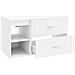 Set di mobili per il bagno 2 pcs Bianco Legno ingegnerizzato - Foto miniatura 3