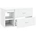 Set di mobili per il bagno 2 pcs Bianco Legno ingegnerizzato - Foto miniatura 7